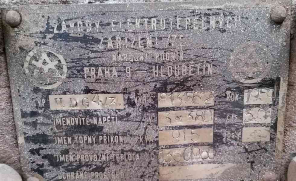 Pec kalící elektrická HDG 4/3 (7080.) - foto 2