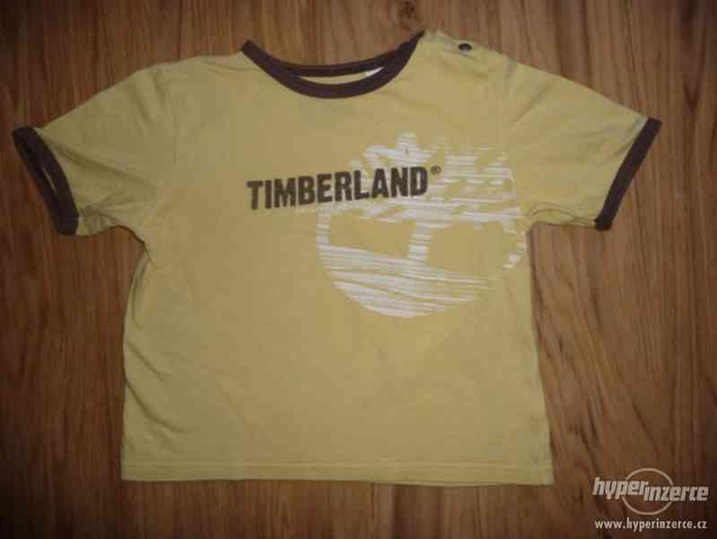 Žluté triko Timberland na 2-3roky-vel.98 - foto 1