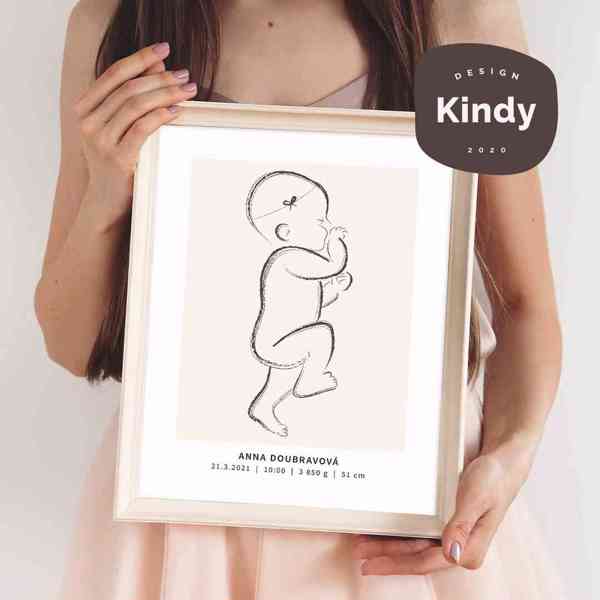 Navrhněte si jedinečný plakát miminka - Kindy.cz
