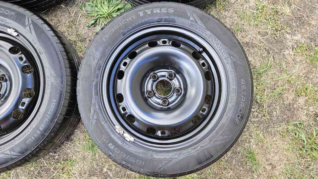 Škoda Fabia, Rapid letní kola, pneumatiky Nokian 185/60 R15  - foto 5