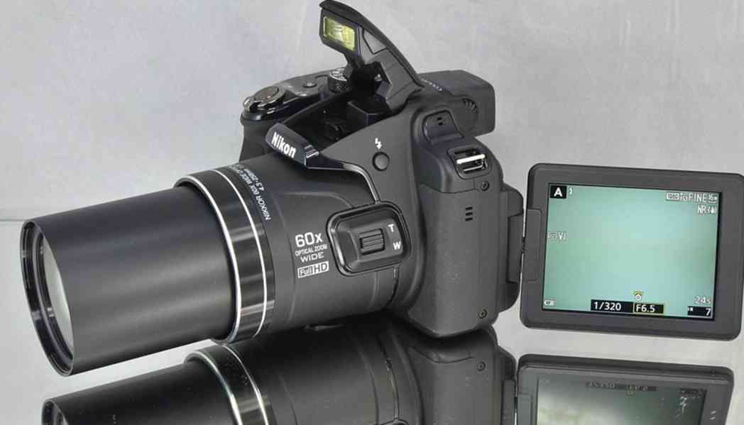 Nikon CoolPix P600 *60x Op. ZOOM*Full HDV*WIFI/NFC - foto 5