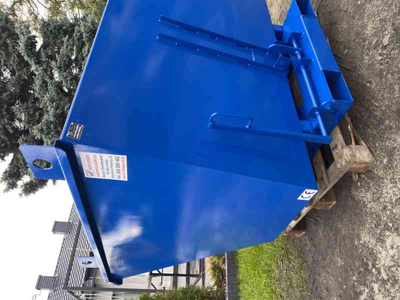 Pojemnik samoopróżniający, 1,5 m3, kontener - foto 3