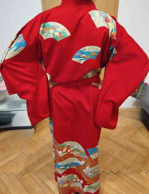 Prodám krásné originální dámské japonské kimono - foto 5