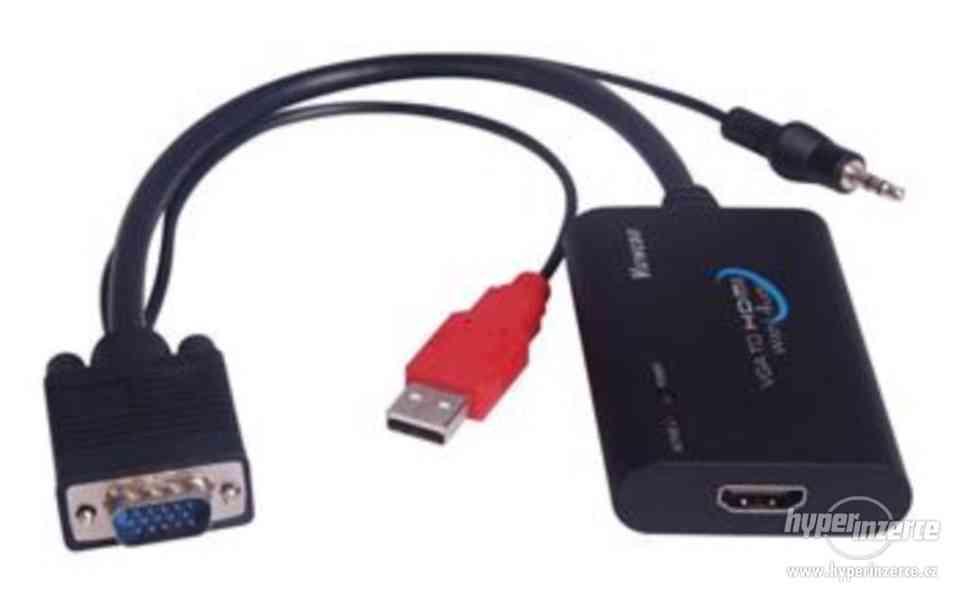PremiumCord VGA+audio elektro. konvertor na rozhraní HDMI - foto 1