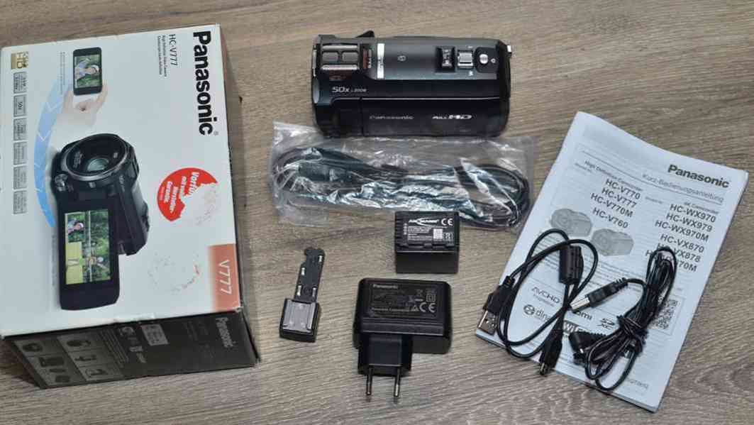 Panasonic HC V777 *Full HDV*Wi-Fi*HYBRID O.I.S. - foto 3