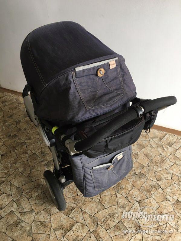 Trojkombinace Peg Pérego GT3 Denim TOP stav + příslušenství - foto 4