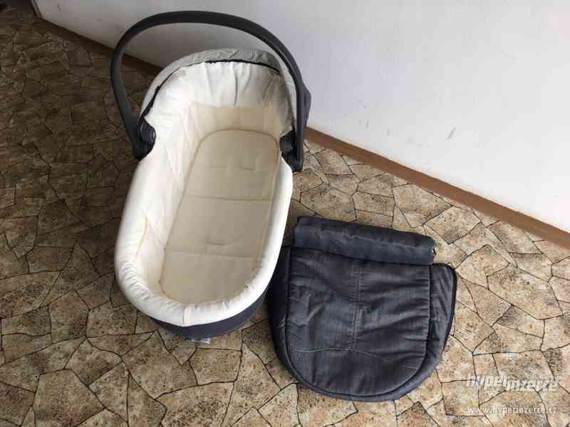 Trojkombinace Peg Pérego GT3 Denim TOP stav + příslušenství - foto 8