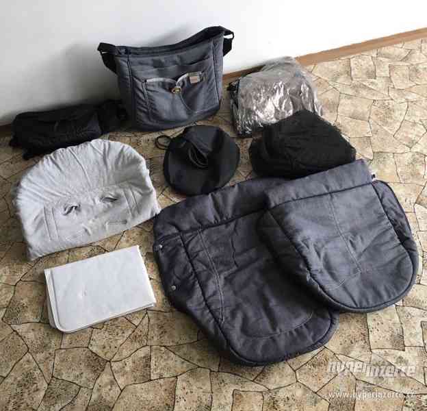 Trojkombinace Peg Pérego GT3 Denim TOP stav + příslušenství - foto 10