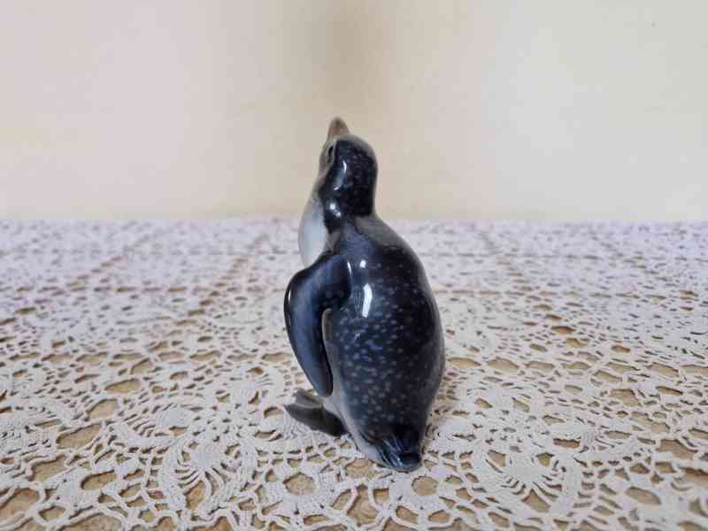 Krásná porcelánová soška Tučňák Rosenthal Signováno - foto 5