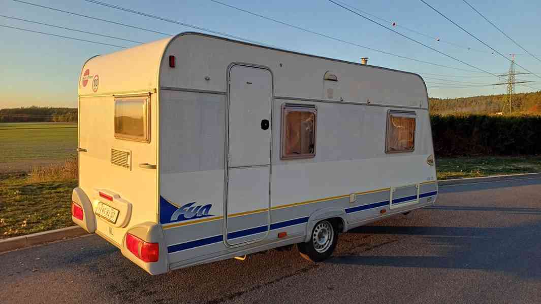 Karavan Bürstner Fun + toaleta + velký předstan + nová STK - foto 3