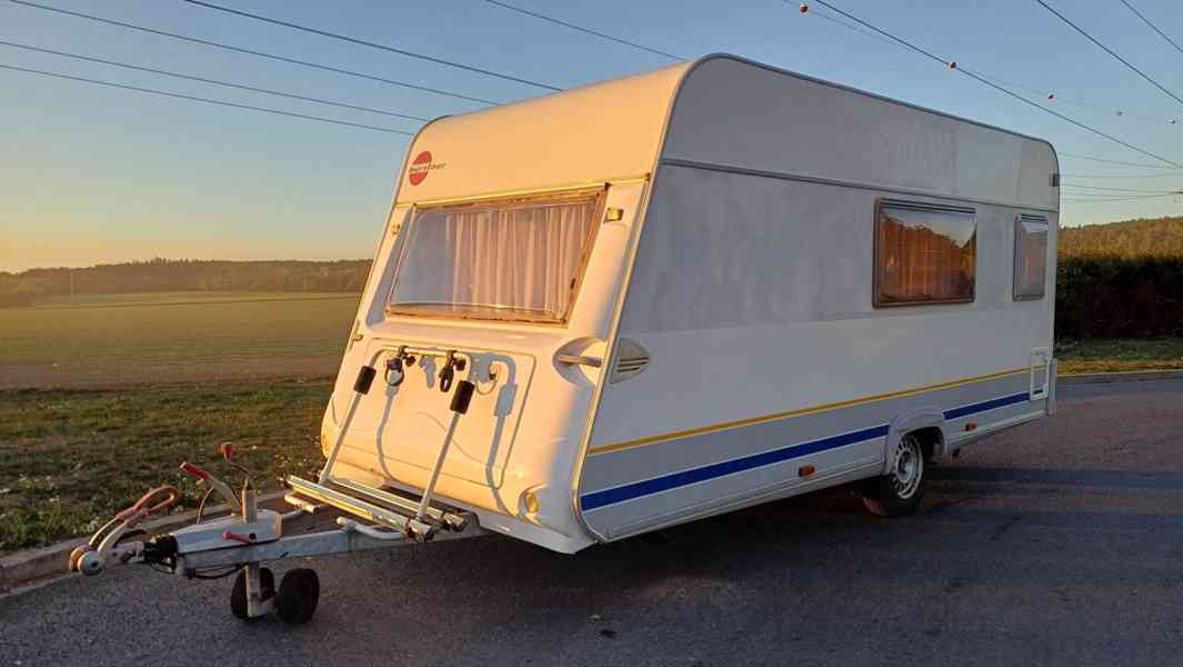 Karavan Bürstner Fun + toaleta + velký předstan + nová STK - foto 1