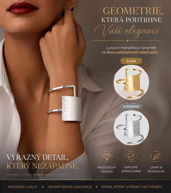 Luxusní dámské designové náramky pro ženy  - foto 8