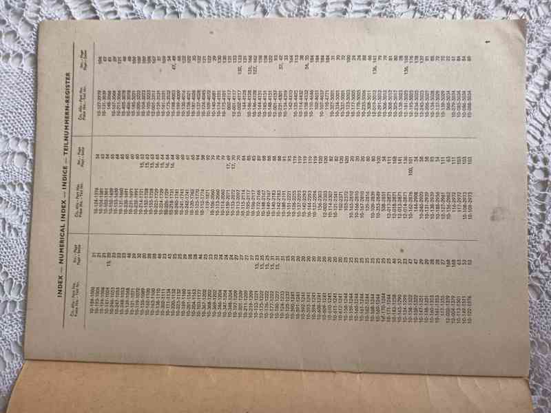 Seznam náhradních dílů Škoda 1000 MB z r. 1967  - foto 2