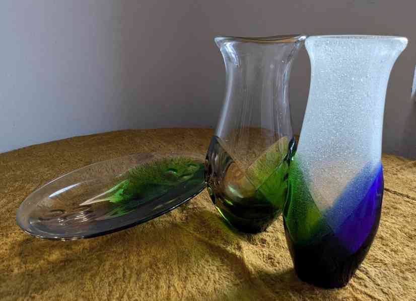 Prodám vázy - hutní sklo Škrdlovice - foto 1
