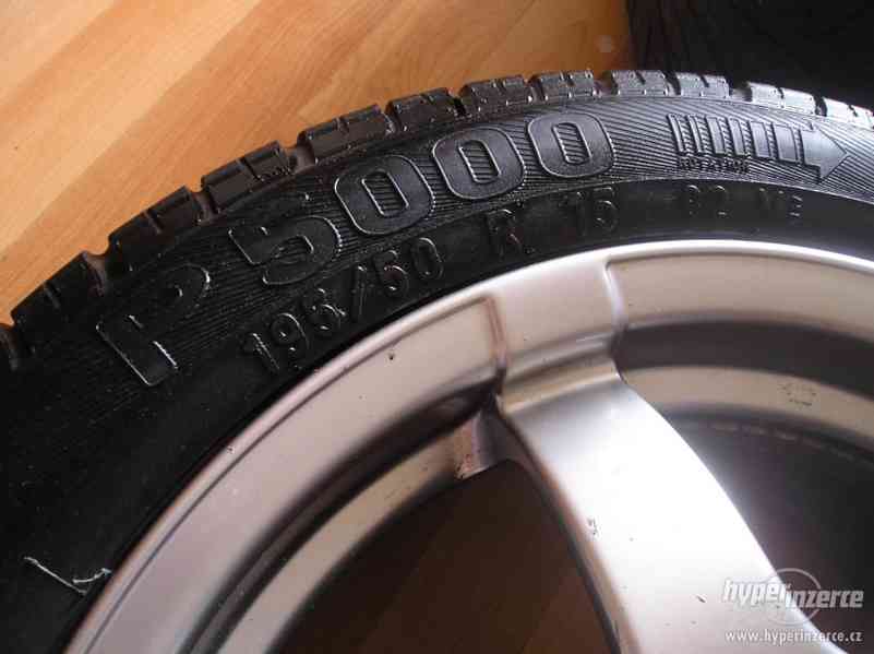 Alu kola RIAL R15 195/50 + pneu Pirelli P5000 Brno 4x100 - foto 4