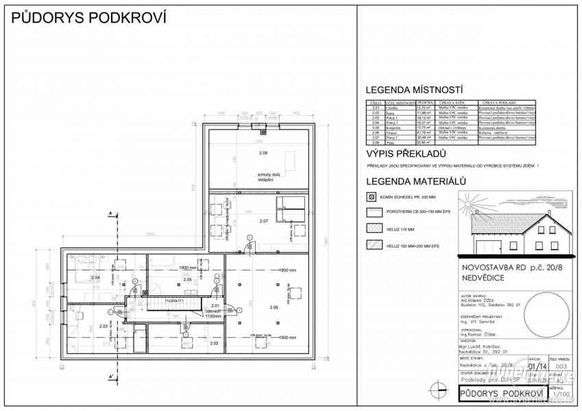 Prodej hrubé stavby v obci Nedvědice u Soběslavi - foto 10