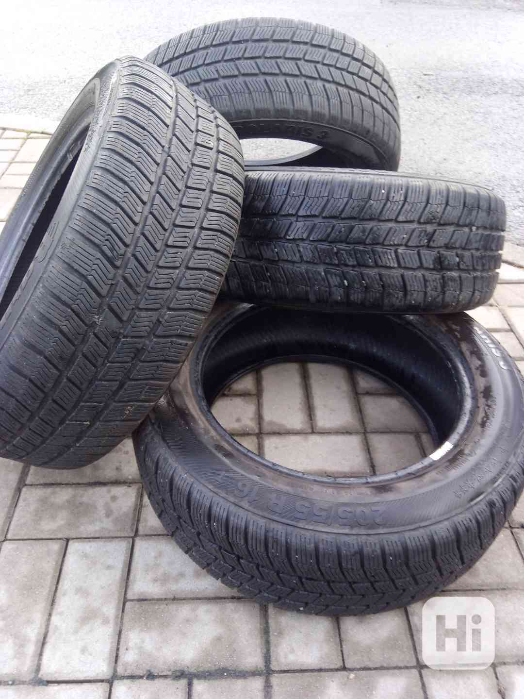 Prodám 4 kusy zimní pneumatiky Barum Polaris 3 - 205/55 R16  - foto 1