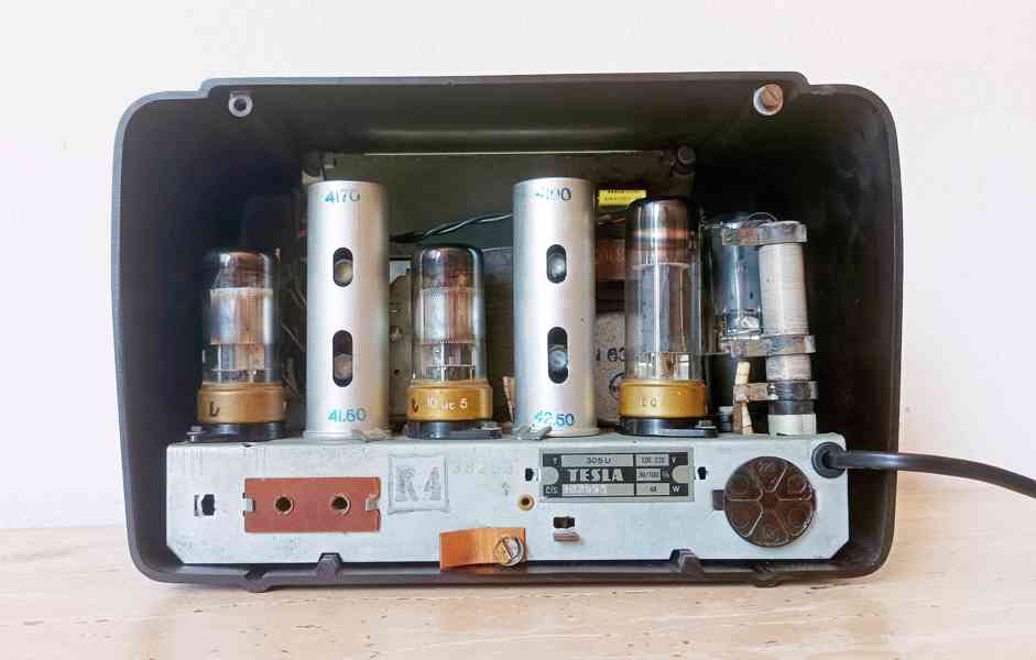 Starožitné rádio Tesla Talisman 305U, top-top stav  - foto 10
