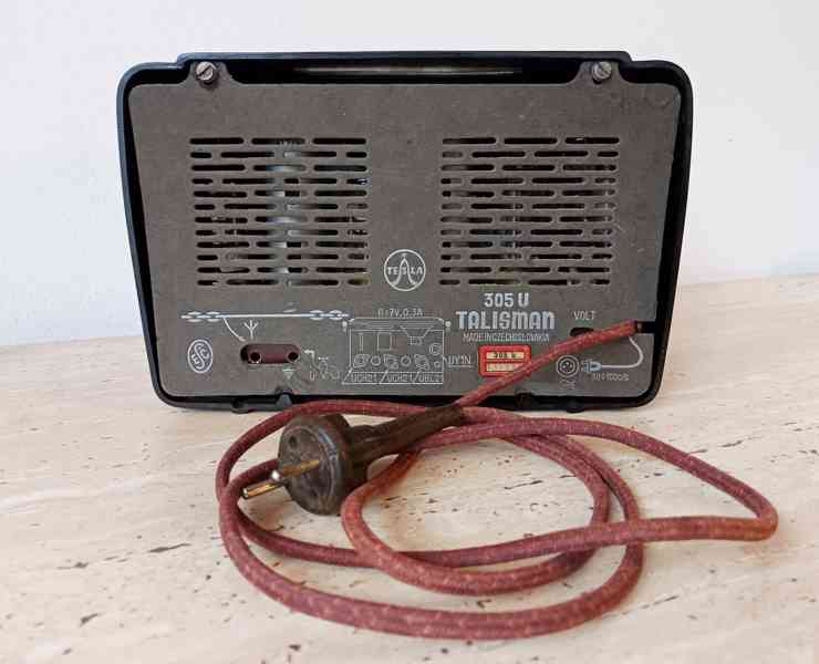 Starožitné rádio Tesla Talisman 305U, top-top stav  - foto 12
