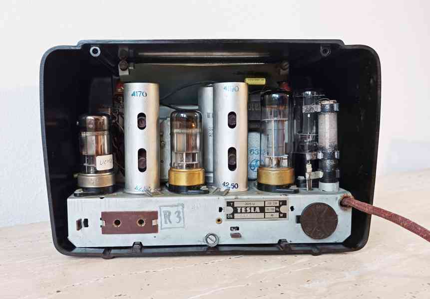 Starožitné rádio Tesla Talisman 305U, top-top stav  - foto 11