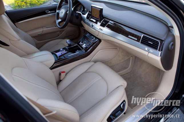 Půjčte si auto Audi A8 L 2012, Max 350km zařízení, TV, DVD, - foto 3