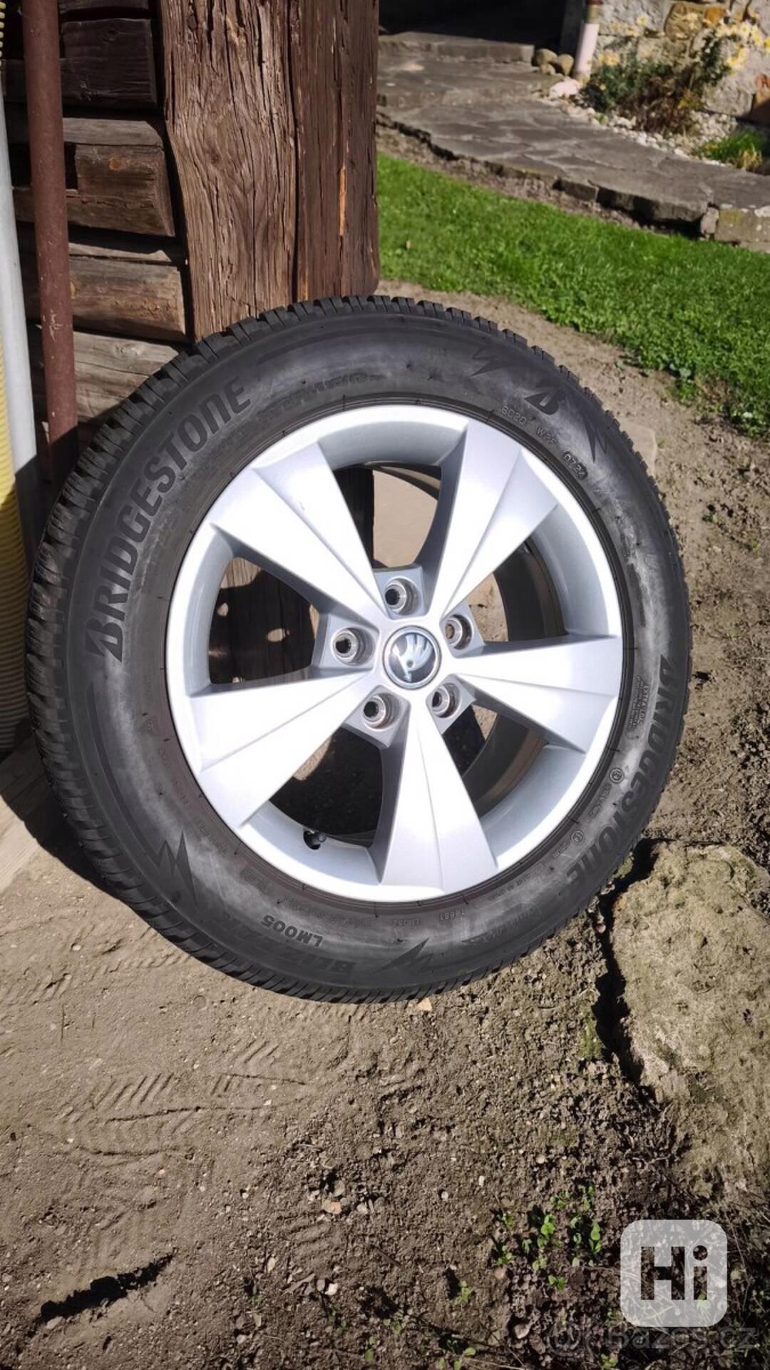 Zánov.zimní sada orig.Alu kol ŠKODA pneu 205/60/16 96H TOP! - foto 1