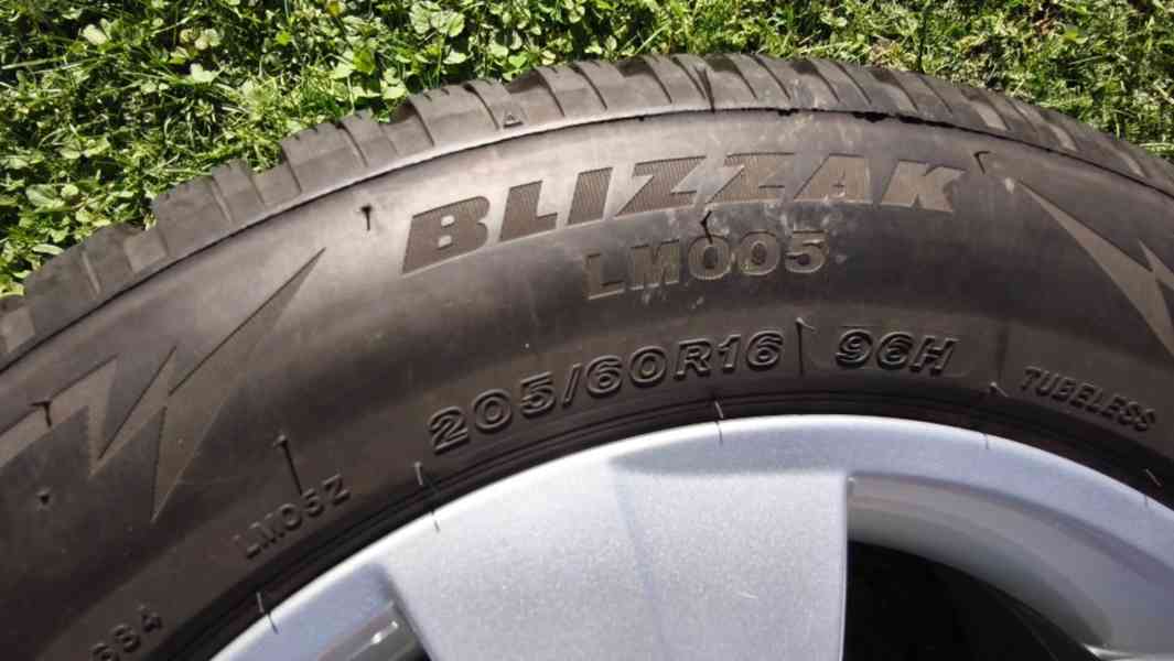 Zánov.zimní sada orig.Alu kol ŠKODA pneu 205/60/16 96H TOP! - foto 7