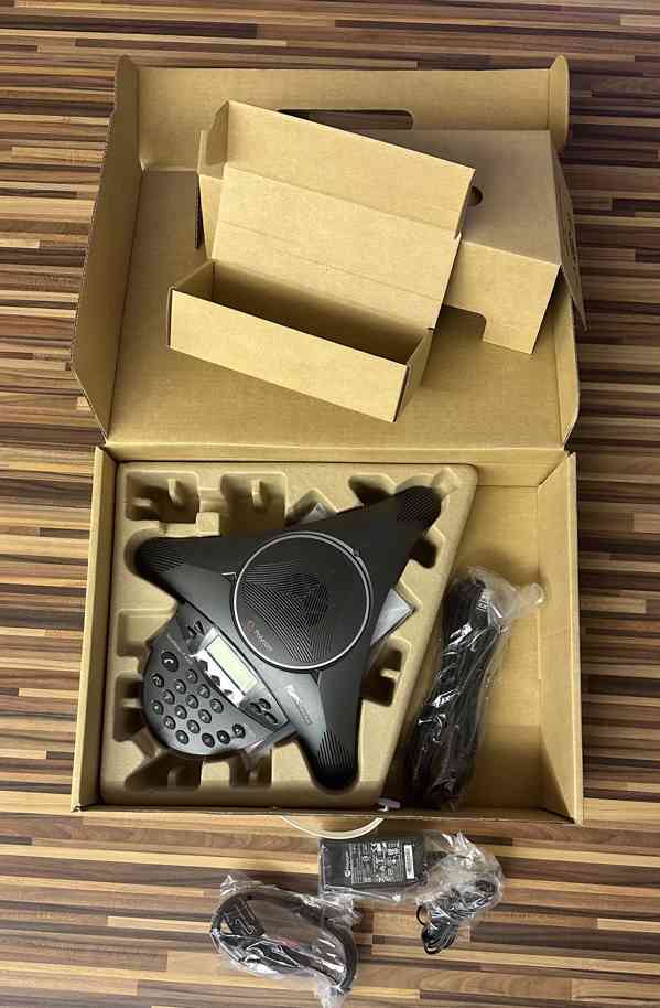 Konferenční telefon - Polycom SoundStation IP 6000, SIP, PoE - foto 2