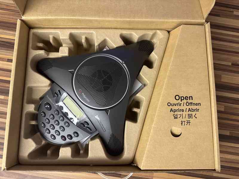 Konferenční telefon - Polycom SoundStation IP 6000, SIP, PoE - foto 3