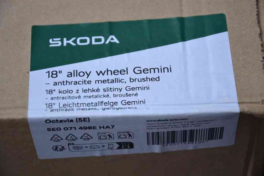 Škoda Octavia III RS –NOVÉ 18 Alu disky 7Jx18 ET51, - foto 3