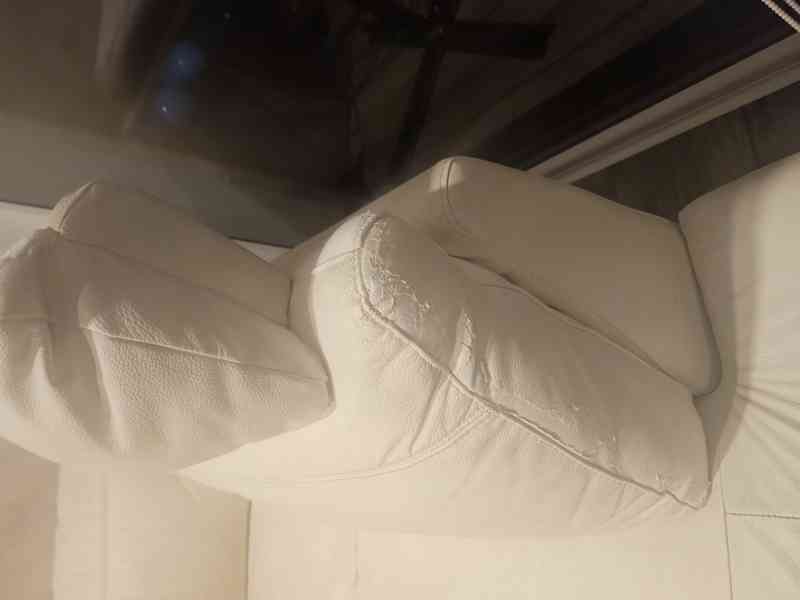 Kožená rohová sedací souprava - foto 4