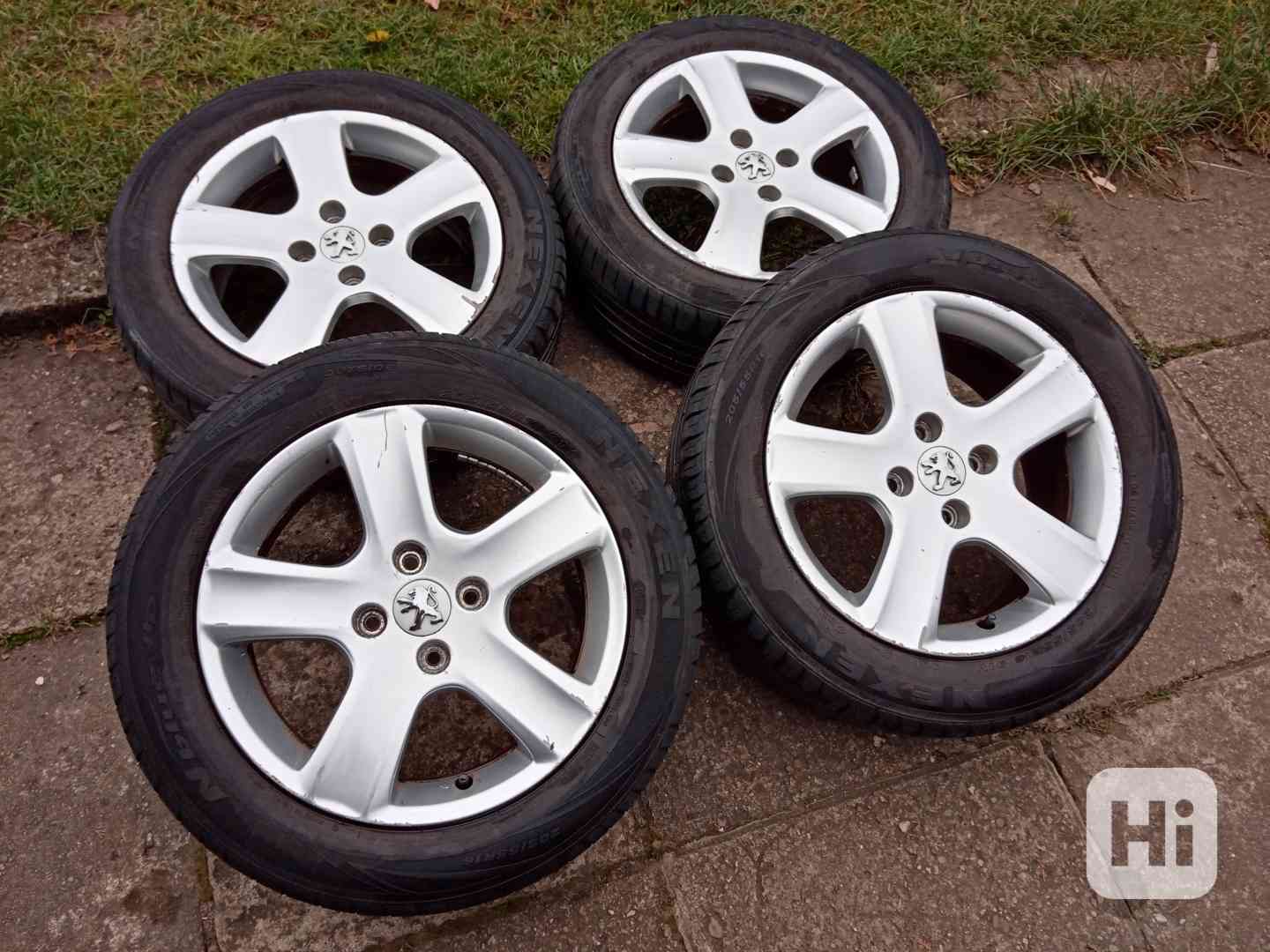 Obutá Alu kola 16ky 4x108 pneu 75% PEUGEOT CITROEN OPEL - foto 1