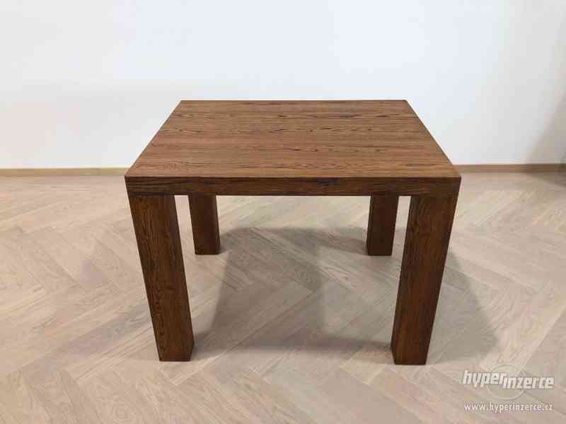 Masivní dubový stůl - 1000 x 800 x 770 mm - foto 2