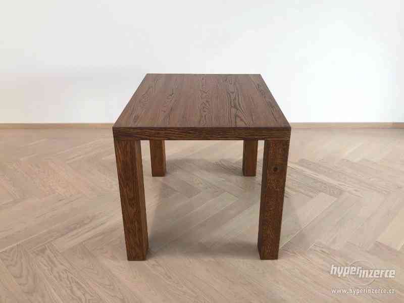 Masivní dubový stůl - 1000 x 800 x 770 mm - foto 3