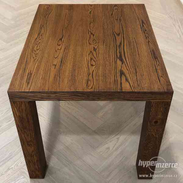 Masivní dubový stůl - 1000 x 800 x 770 mm - foto 4