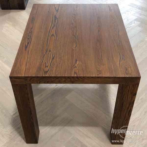 Masivní dubový stůl - 1000 x 800 x 770 mm - foto 5