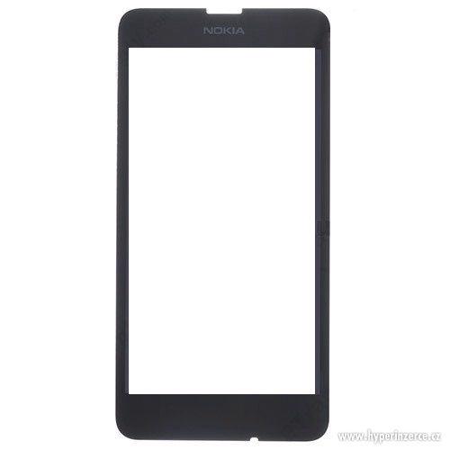 Dotykové Sklo pro Nokia Lumia 630, 635 Černé Black - foto 1