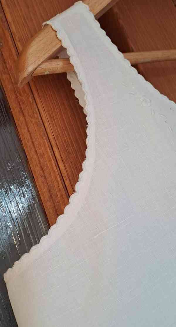 Košile bílá plátno - foto 5