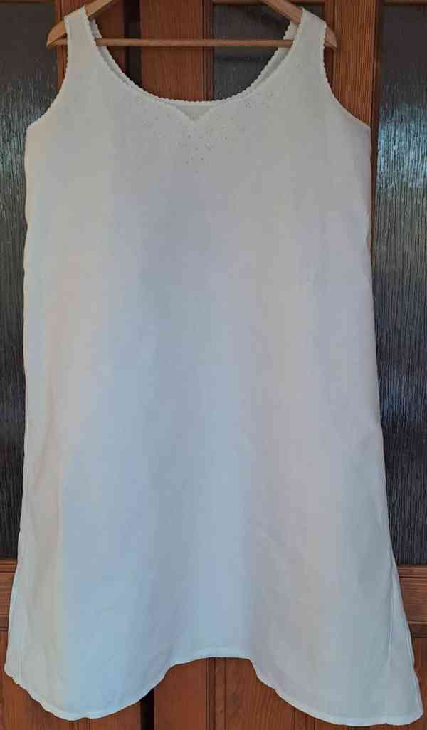 Košile bílá plátno - foto 3