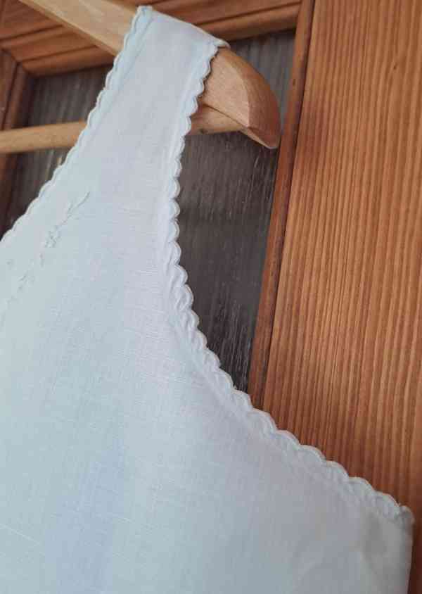 Košile bílá plátno - foto 4