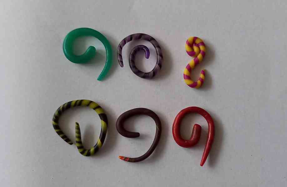 Fimo roztahováky 35 ks - foto 2