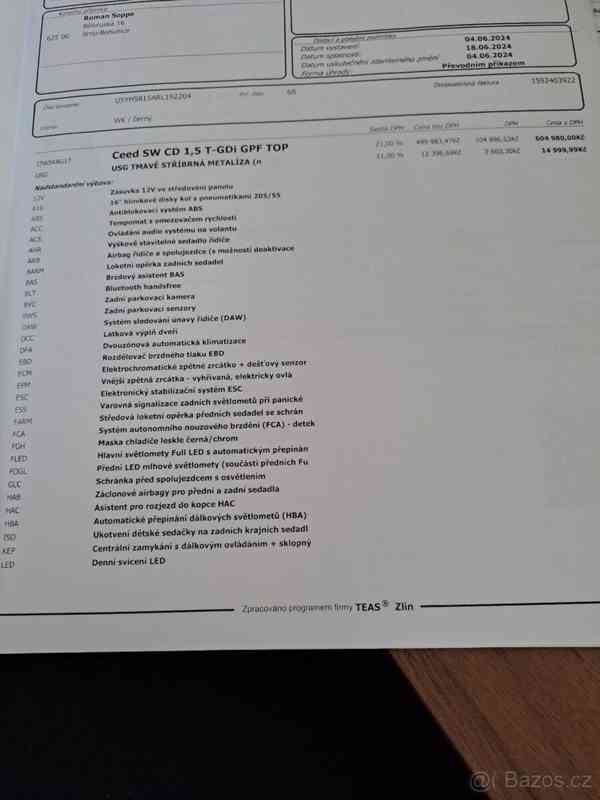 Kia Ceed SW 1,5   verze TOP, motor (118 kW) - foto 4