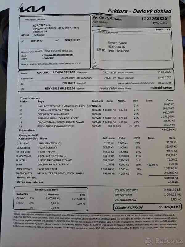 Kia Ceed SW 1,5   verze TOP, motor (118 kW) - foto 10
