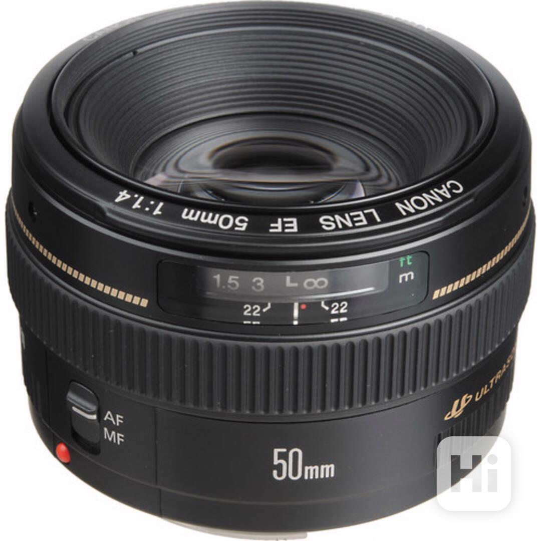 Objektiv Canon EF 50mm f/1,4 USM - foto 1