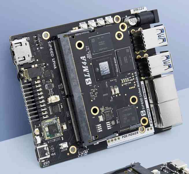 LicheePi 4A - 16GB RAM, 128GB disk jednodeskový počítač - foto 6
