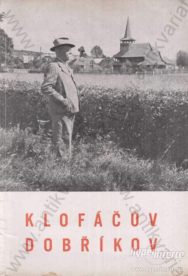 Klofáčův Dobříkov Ivan Herben 1933 - foto 1