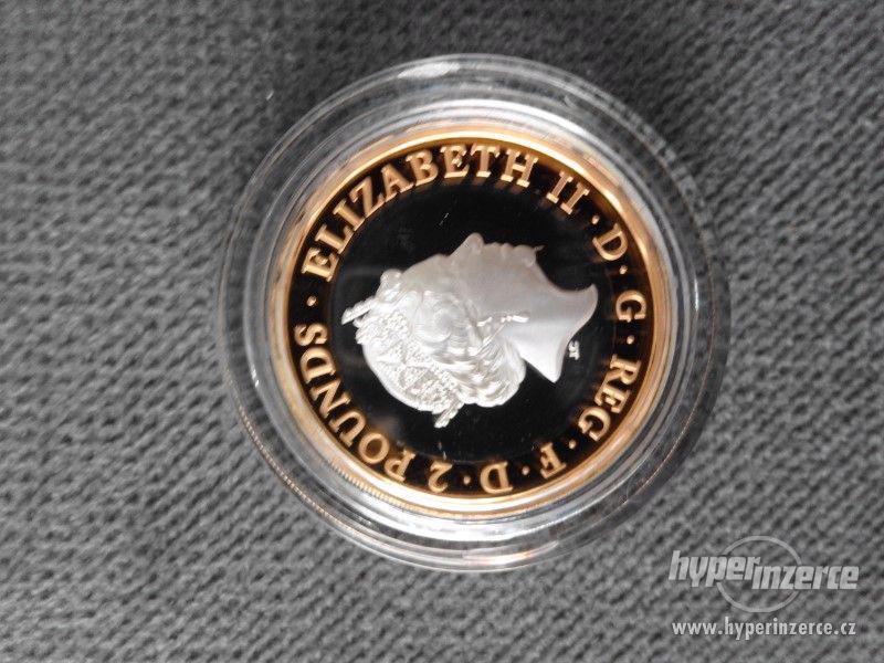 Sada 2 stříbrných mincí 100 let RAF. - foto 3