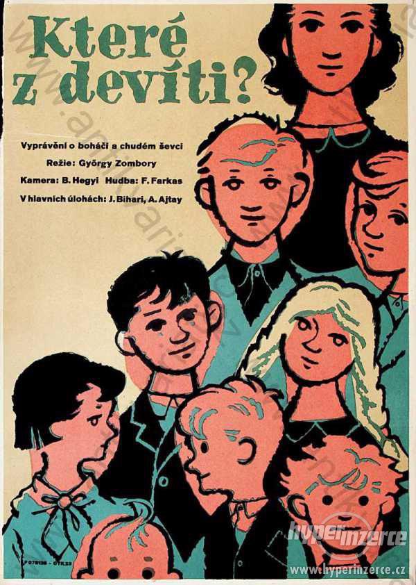 Které z devíti? film plakát 1958 Zombory - foto 1