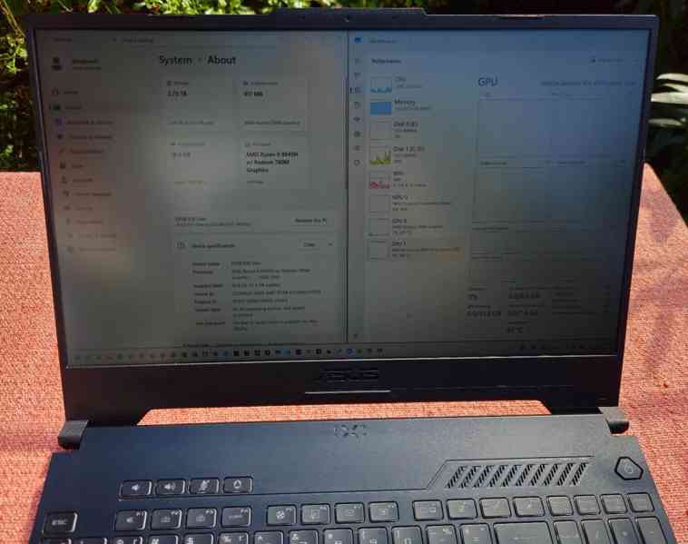 Notebook Asus A15 FA507UI-HQ079 8945H/4070 140W/QHD, záruka  - foto 7
