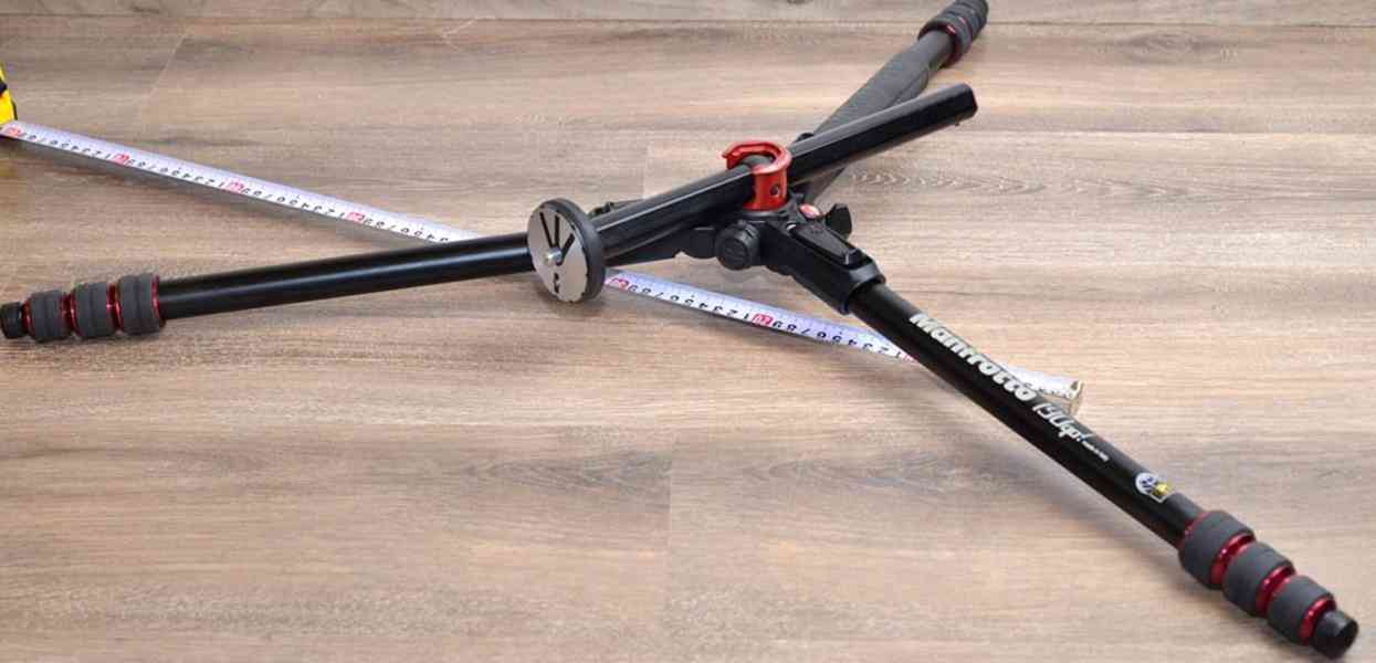  Stativ: Manfrotto MT190GO *9cm-152cm*nosnost 7Kg - foto 6